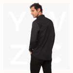 D150-Men's-Basic-Dress-Shirt-Black-Back