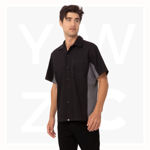 CSMC-Men’s-Universal-Contrast-Shirt-BlackGrey