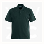 CP1601-Unisex-Plain-Colour-Poly-Face-Cotton-Backing-SS-Polo-BottleGreen