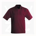 CP1601-Unisex-Plain-Colour-Poly-Face-Cotton-Backing-SS-Polo-Maroon