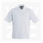 CP1601-Unisex-Plain-Colour-Poly-Face-Cotton-Backing-SS-Polo-White