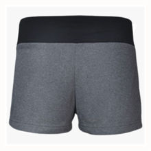 CK1408-Ladies-Sports-Shorts-Charcoal-Marle-Black