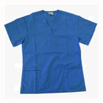 CS1642-Ladies-Scrubs-Top-RoyalBlue