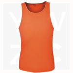 CT1411-Mens-Brushed-Action-Back-Singlet-Orange