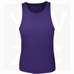 CT1412-Ladies-Brushed-Action-Back-Singlet-Purple