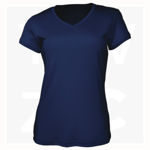 CT1418-Ladies-Brushed-V-Neck-Tee-Shirt-NavyBlue