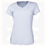 CT1418-Ladies-Brushed-V-Neck-Tee-Shirt-White