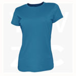 CT1422-Ladies-Brushed-Tee-Shirt-Cyan