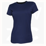 CT1422-Ladies-Brushed-Tee-Shirt-NavyBlue