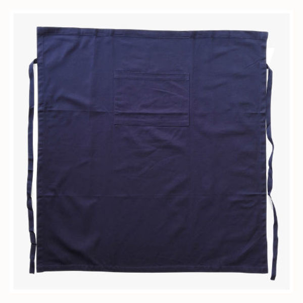 Cotton Drill Continental Apron-With Pocket-Navyblue