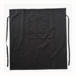 Cotton Drill Continental Apron-With Pocket-Black