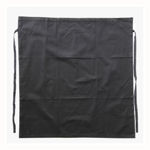 WA0395-Cotton-Drill-Continental-Apron-No-Pocket-Black