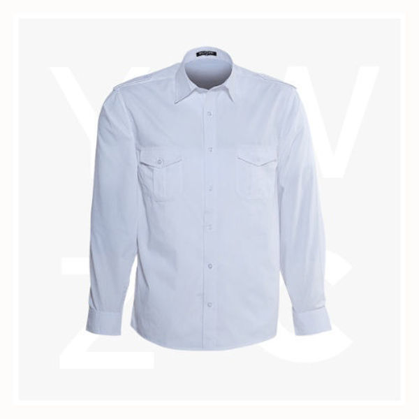 BS192-Unisex-Adults-Service-Shirt-Long-Sleeve-White