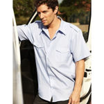 BS193-Unisex-Adults-Service-Shirt-Short-Sleeve-Model