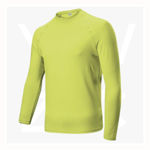 CT1626-Mens-Rashie-FluoroYellow