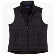 JK30-Ladies'-Padded-Vest-Black