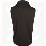 JK45-Rosewall-Softshell-Vest-Men's-BlackCyan-Back