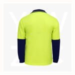 PGW4-Hi-Vis-Long-Sleeve-Classic-Polo-LimeNavy-Back