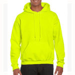 GB12500-Dryblend-Adult-Hooded-Sweatshirt-SafetyGreen