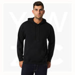 SF500-Softstyle-Adult-Hooded-Sweatshirt-Black