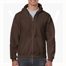 GB18600-Heavyblend-Adult-Zip-Hooded-Sweatshirt-DarkChocolate