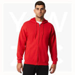 GB18600-Heavyblend-Adult-Zip-Hooded-Sweatshirt-Red