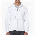 GB18600-Heavyblend-Adult-Zip-Hooded-Sweatshirt-White