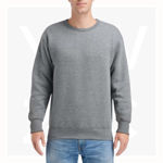  HF000-Hammer-Adult-Crewneck-Fleece-GraphiteHeather