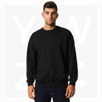 SF000-Softstyle-Adult-Crewneck-Sweatshirt-Black