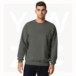 SF000-Softstyle-Adult-Crewneck-Sweatshirt-DarkHeather