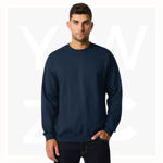 SF000-Softstyle-Adult-Crewneck-Sweatshirt-Navy