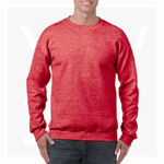 GB18000-Heavyblend-Adult-Crewneck-Sweatshirt-HeatherSport-ScarlettRed