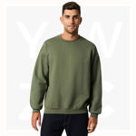 GB18000-Heavyblend-Adult-Crewneck-Sweatshirt-MilitaryGreen