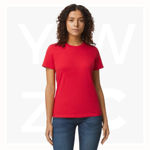 GB65000L-Ladies'-Cotton-T-shirt-Red