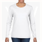 GB5400L-Ladies'-Long-Sleeve-T-Shirt-White