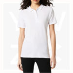 GB64800L-Ladies'-Polo-Shirt-White