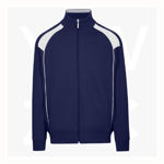 F400HZ-Mens'-Unbrushed-Contrast-Jacket-NavyWhite 