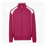 F400HZ-Mens'-Unbrushed-Contrast-Jacket-BurgundyWhite