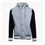 F907HB-Men's-Varsity-Jacket-Greymarl-BlackWhite