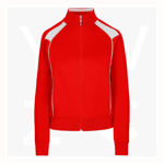 F400UN-Ladies-Unbrushed-Contrast-Jacket-RedWhite