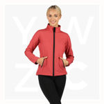 J481LDM-Ladies-Tempest-X-Heather-Soft-Shell-Jacket-Model