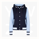 FB97UN-Ladies-Varsity-Jacket-&-Hood-NavySky