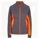 J487LD-Ladies'-Icon-Jacket-Darkmarl-Orange