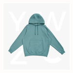 F369HB-Mens'-Cotton-Care-Kangaroo-Hoodie-SlateGreen