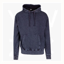 F363AW-Men's-Stone-Wash-Fleece-Hoodie-Navy