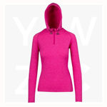 F393LD-Ladies'-Greatness-Half-Hood-Hotpink-Heather