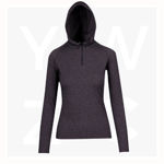 F393LD-Ladies'-Greatness-Half-Hood-DarkHeather