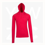 F392LD-Ladies-Fusion-T-shirt-Hoodie-RedMarl