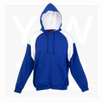 F303HZ-Mens-Shoulder-Contrast-Zip-Hoodie-RoyalWhite