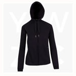 F360UN-Ladies-Soft-Polar-Fleece-Hoodie-Black